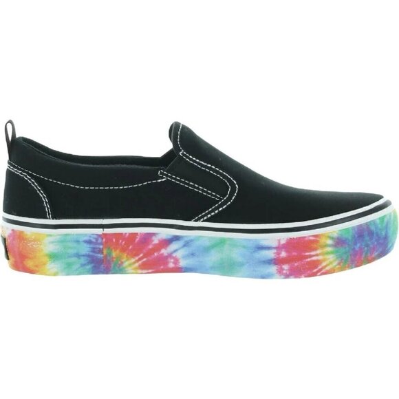 NWT Skechers Punkrose Volt'd-Crazy Core Lifestyle Slip On Loafers Black Size 7.5 - Picture 2 of 6